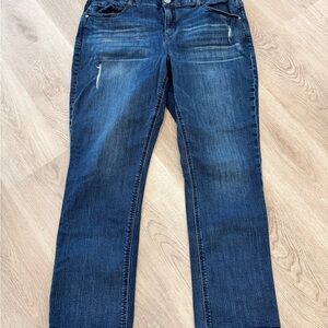 Wit & Wisdom Dark Blue Straight Leg Jeans